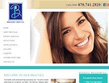 Tablet Screenshot of drbrooksdental.com